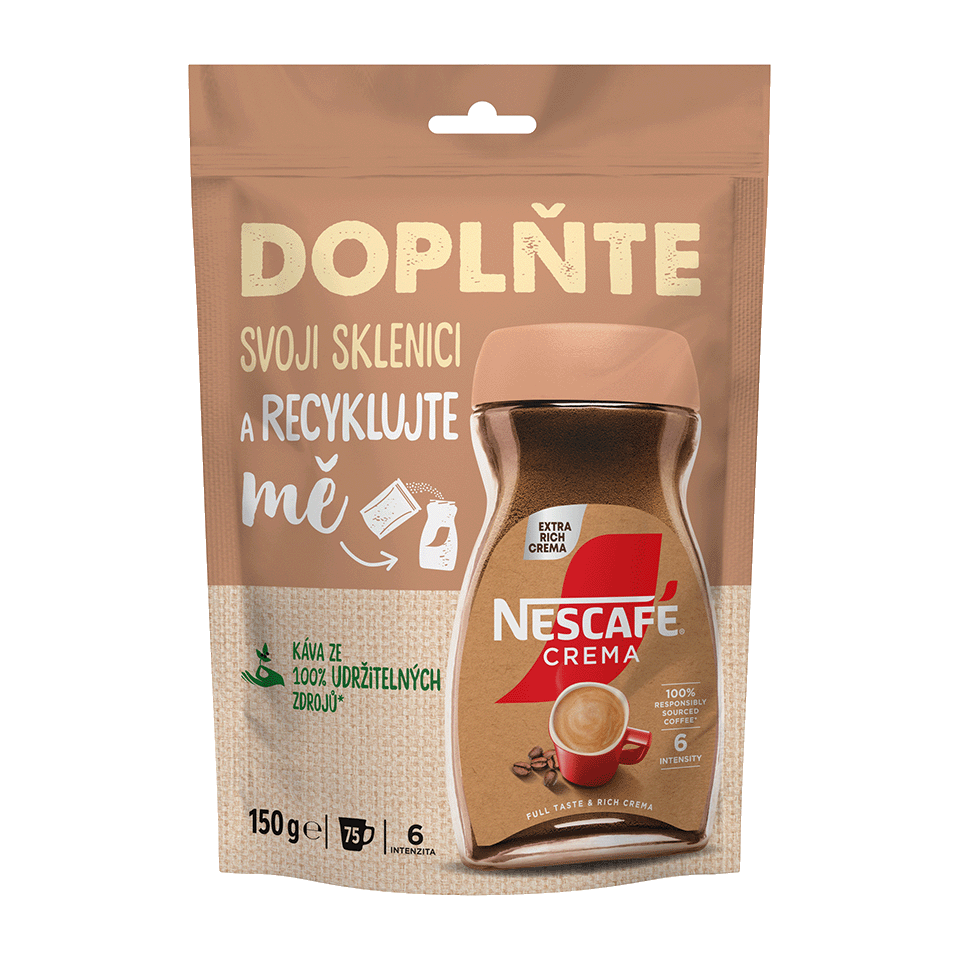 NESCAFÉ® CREMA instantná káva vo vrecku | Nescafé SK
